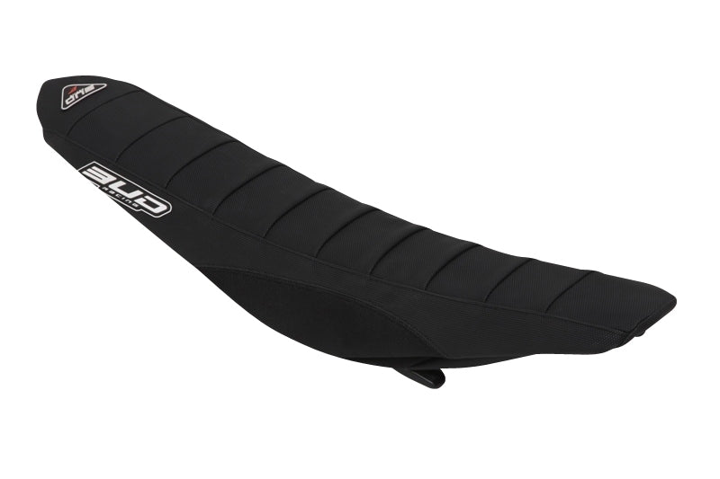 BUD zadelovertrek Zwart met Zwarte lijnen KTM SX 125/150/250 19- & SX-F 250/350/450 19- & EXC/EXC-F 250/300/350/450/500 20- & Gas Gas MC/MC-F/EC/EC-F 125-450 21-