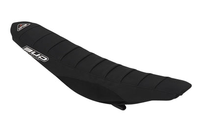 BUD zadelovertrek Zwart met Zwarte lijnen KTM SX 125/150/250 19- & SX-F 250/350/450 19- & EXC/EXC-F 250/300/350/450/500 20- & Gas Gas MC/MC-F/EC/EC-F 125-450 21-