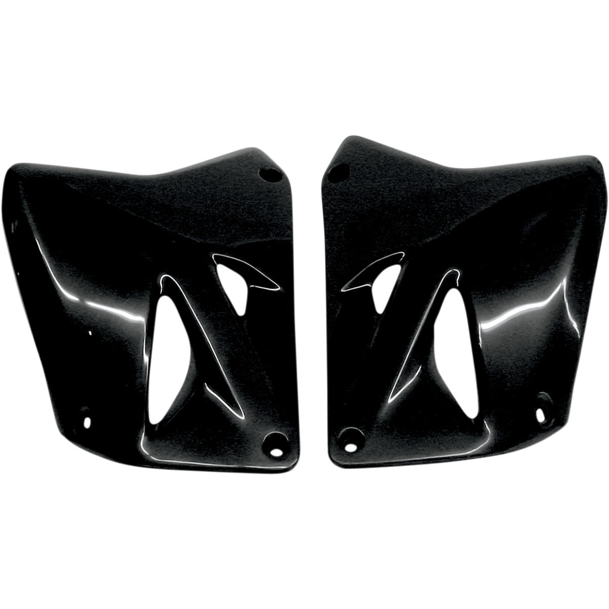 UFO radiator kappen Zwart Suzuki RM 125/250 01-12
