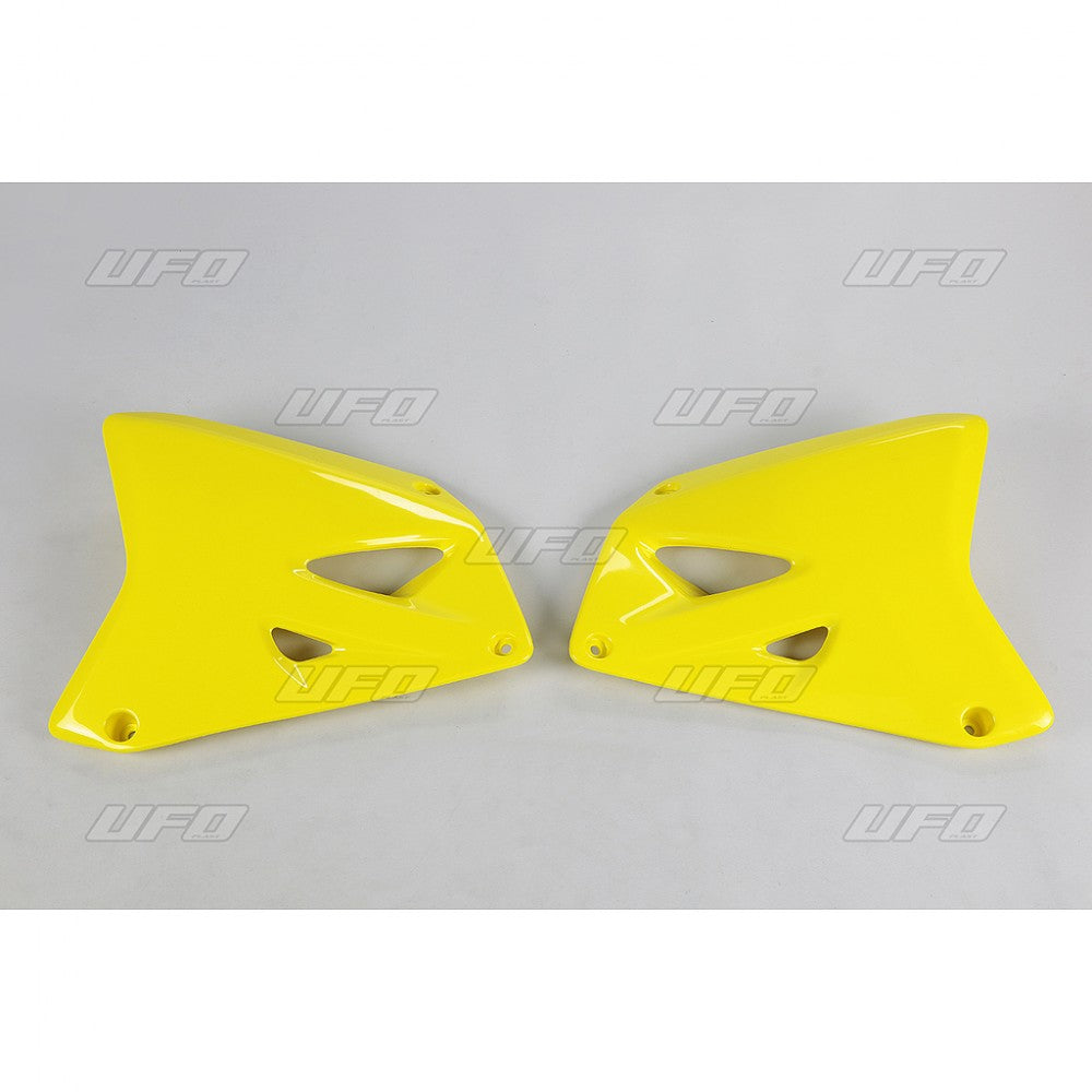 UFO radiator kappen Geel Suzuki RM 125/250 01-12