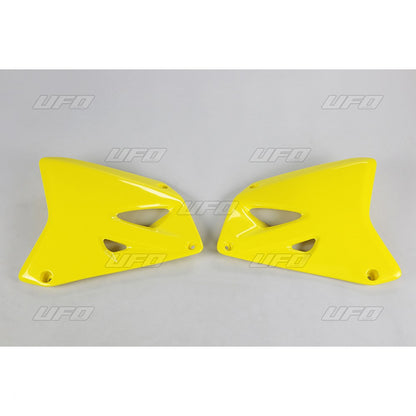 UFO radiator kappen Geel Suzuki RM 125/250 01-12
