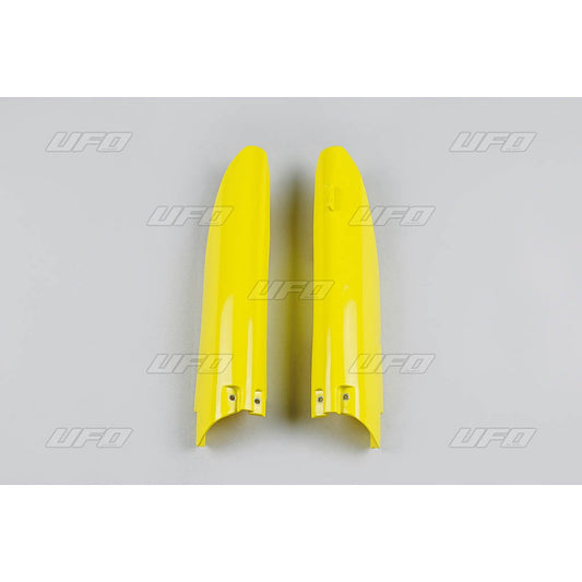 UFO voorvork beschermers Geel Suzuki RM 125/250 07-11 & RM-Z 250 07- & RM-Z 450 07-
