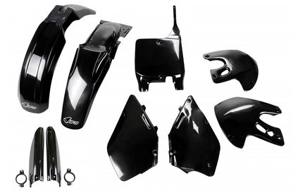 UFO plastic kit Zwart Suzuki RM 125/250 99-00 ( full kit )