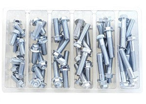 BOLT M6 8mm Hex Flange Bolt Assortiment 1 M6x12 - M6x25