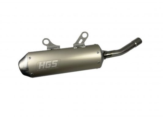 HGS uitlaatdemper alu Yamaha YZ 250 2002- &amp; Fantic XX 250 2021-