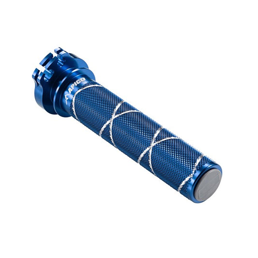 Apico gashendel aluminium buis + lager blauw KTM SX-F 250/350/450 16- & EXC 250/300 TPI 18- & Husqvarna FC 250/350/450 16- & TE 250i/300i 18- & FE 250/350/450/501 17-