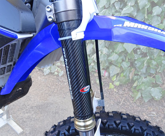 Pro Carbon Bovenste voorvork beschermer Yamaha YZ 85 alle bouwjaren