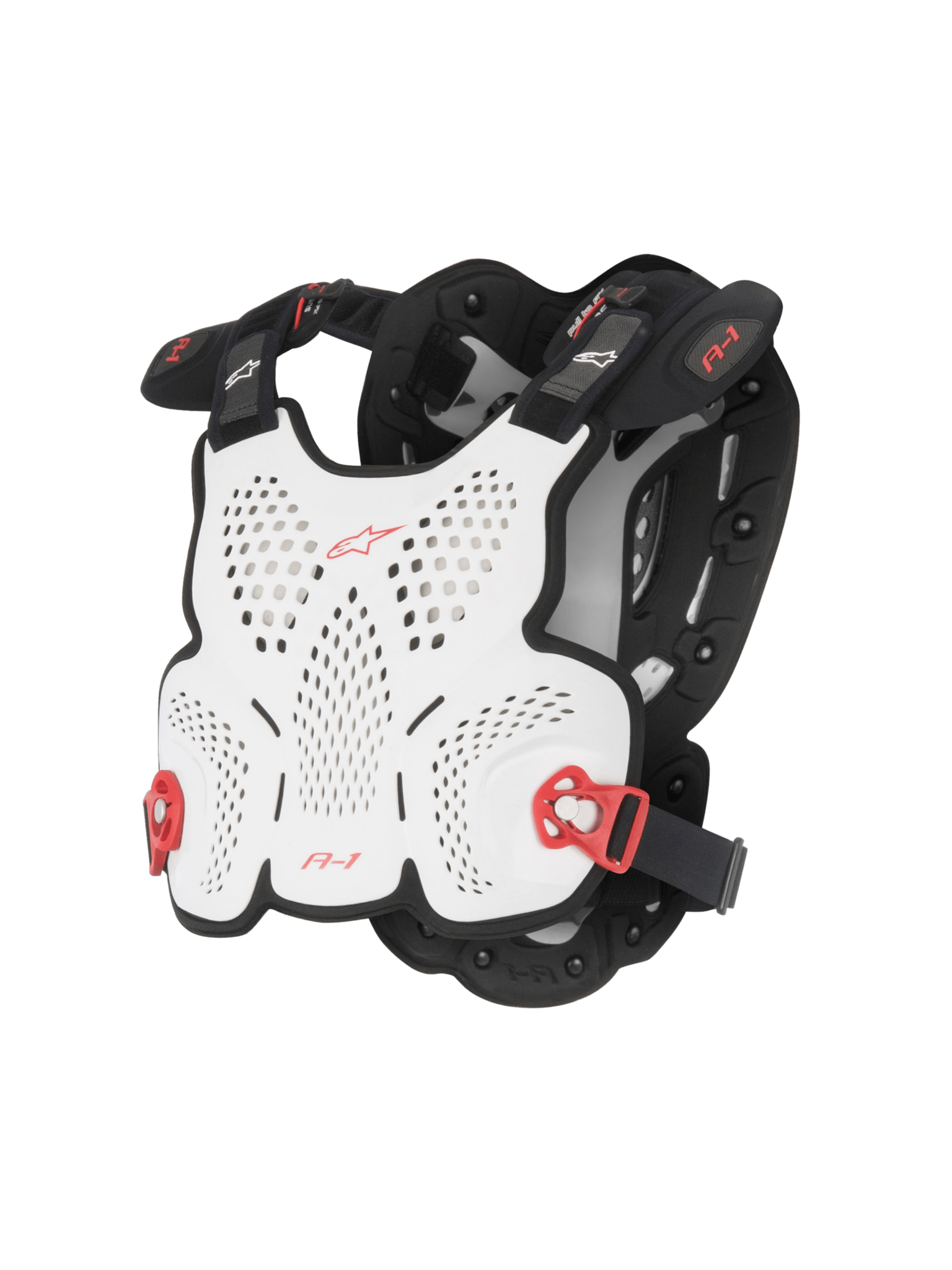 Alpinestars A-1 Roost Guard Ultraleicht Weiß Schwarz Rot - MxProStoreParts