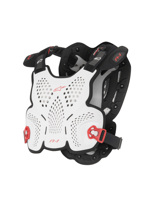 Alpinestars A - 1 Roost Guard Ultralicht Wit Zwart Rood - MxProStoreParts