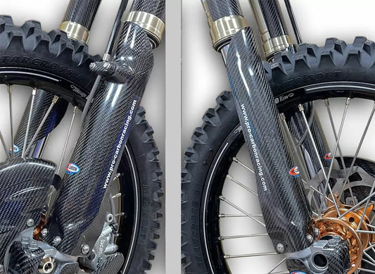 Pro Carbon voorvork beschermers Stark Varg