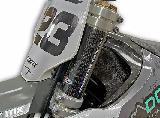 Pro Carbon bovenste voorvork deel carbon wraps ( set van links en rechts ) Stark Varg