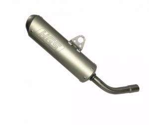 HGS uitlaatdemper aluminium zilver KTM/Husqvarna/Gas Gas 125cc 2023-