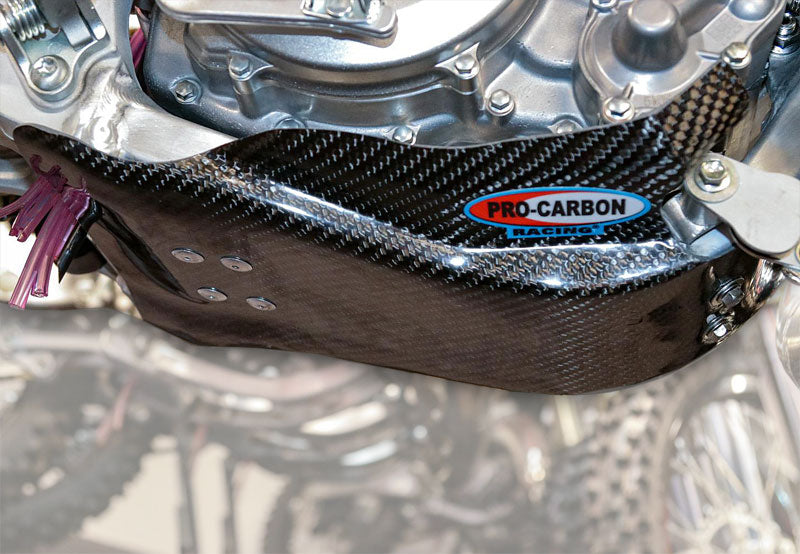Pro Carbon blokbeschermer Yamaha YZ 125 2005-2022 & Fantic XX 125 2022