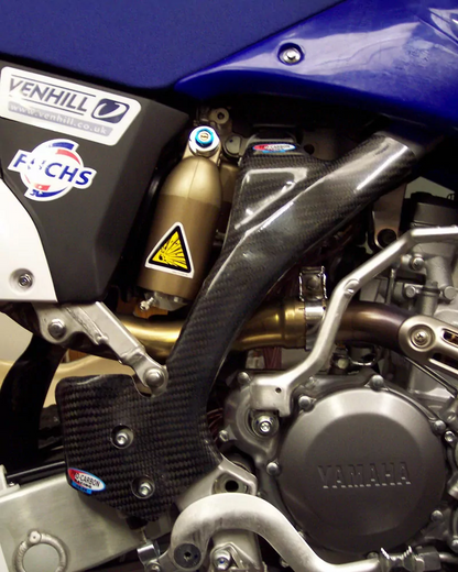 Pro Carbon framebeschermers ( lang ) Yamaha YZ 250F 2010-2011