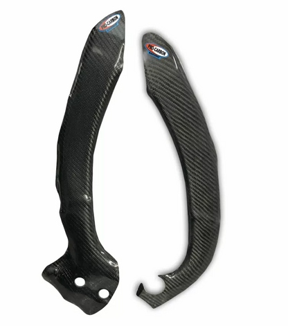 Pro Carbon framebeschermers ( lang ) Yamaha YZ 250F 2014-2015 & YZ 450F 2014-2017