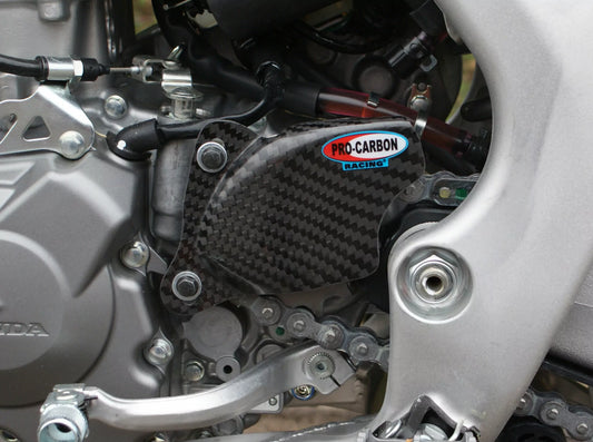 Pro Carbon voortandwiel beschermer Yamaha YZF/WRF 250 1998-2013 & YZ 450F 2000-2009 & WR 450F 1998-2013