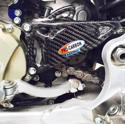 Pro Carbon voortandwiel beschermer Yamaha YZ 250F 2014-2024 & YZ 450F 2014-2022