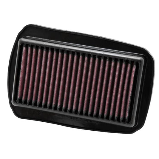 K&N air filter for YZF-R125/WR125 08- with purple pleated media in black housing