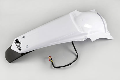 UFO Enduro Led Achterspatbord Wit Yamaha WR 250F 2007-2014 & WR 450F 2007-2015