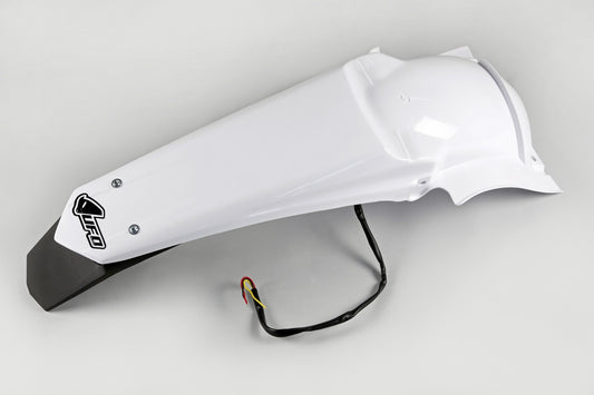 UFO Enduro Led Achterspatbord Wit Yamaha WR 250F 2007-2014 & WR 450F 2007-2015