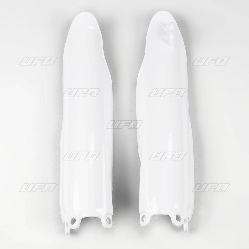 UFO voorvork beschermers Wit Yamaha YZ 125/250 08-14 &amp; YZ 250F/450F 08-09