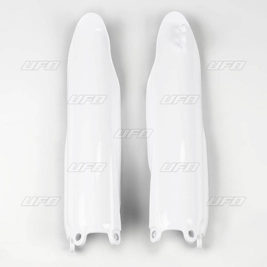 UFO voorvork beschermers Wit Yamaha YZ 125/250 08-14 &amp; YZ 250F/450F 08-09