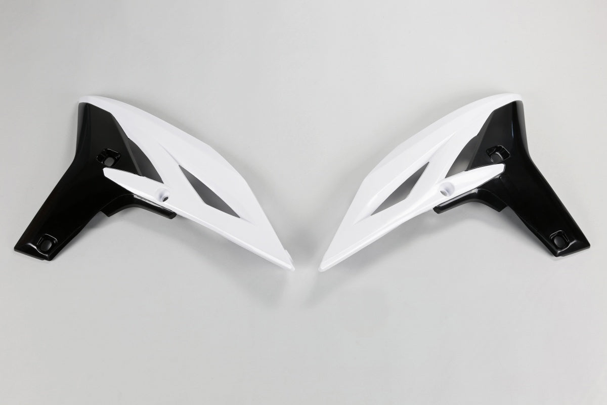 UFO radiator kappen Wit / Zwart Yamaha YZ 250F 10