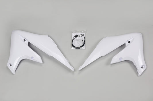 UFO radiator kappen Wit Yamaha YZ 250F 2019-2023 & YZ 450F 2018-2022 & WR 250F 2020-2022 & WR 450F 2019-2022
