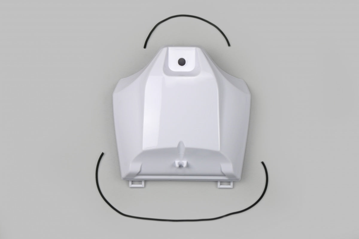 UFO brandstoftank / filterbak kap Wit Yamaha YZ 250F 19- & YZ 450F 18- & WR 250F 20- & WR 450F 19-