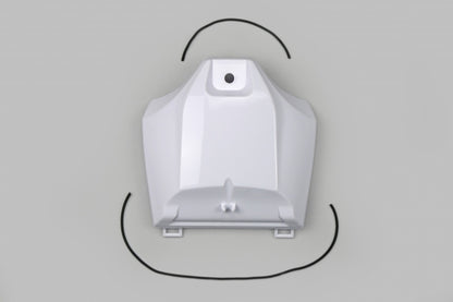 UFO brandstoftank / filterbak kap Wit Yamaha YZ 250F 19- & YZ 450F 18- & WR 250F 20- & WR 450F 19-