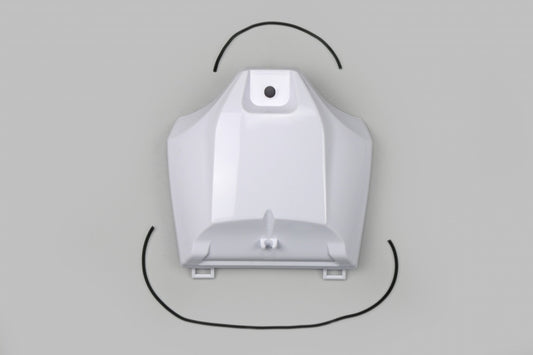 UFO brandstoftank / filterbak kap Wit Yamaha YZ 250F 19- & YZ 450F 18- & WR 250F 20- & WR 450F 19-