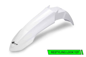 UFO Salpicadero Delantero Blanco Yamaha YZ 250F 2024- & YZ 450F 2023-