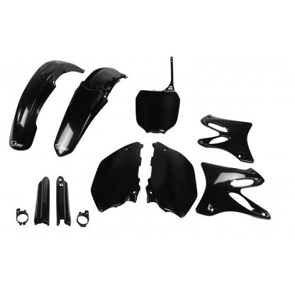 UFO plastic kit Zwart Yamaha YZ 125/250 02-04 ( full kit )
