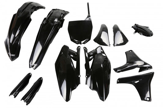 UFO plastic kit Zwart Yamaha YZ 450F 2011-2013 ( full kit )