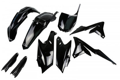 UFO plastic kit Zwart Yamaha YZ 250F 14-18 & YZ 450F 14-17 ( full kit )
