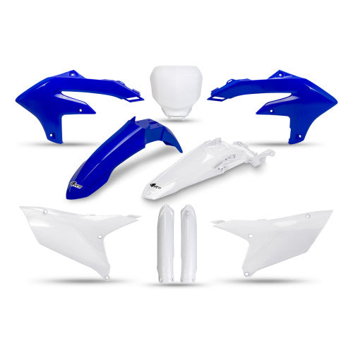UFO plastic kit Blauw / Wit Yamaha YZ 250F 2024- &amp; YZ 450F 2023 ( full kit )
