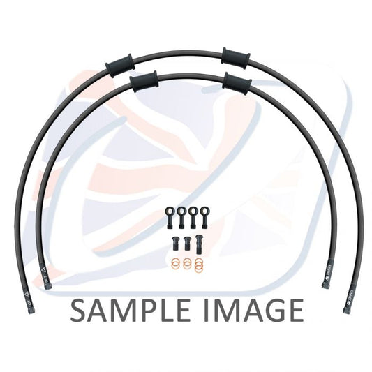 Venhill voor remleiding Zwart 2 slang kit Yamaha YZF-R6 2006-2016 'Crossover'