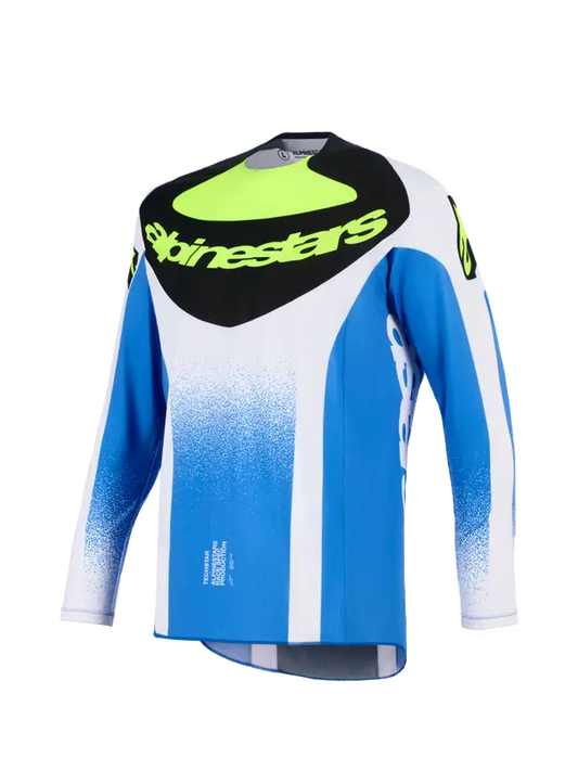 Alpinestars Techstar Knif MX Jersey – Blauw / Zwart / Geel
