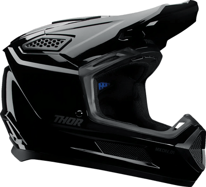 THOR Fleet Blackout crosshelm – Zwart glanzend - MxProStoreParts