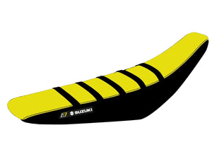 BLACKBIRD RACING Zebra zadelhoes zwart/geel — voor o.a. SUZUKI RM-Z 250 (2019–2023)