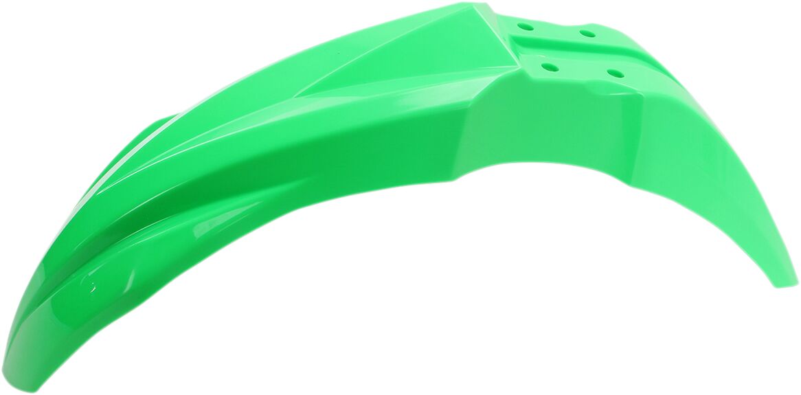 UFO kunststof voorspatbord fluorescerend groen — voor o.a. KAWASAKI KX 250 F (2017) - MxProStoreParts