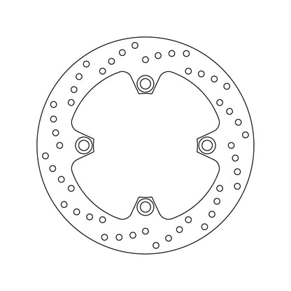 Technische illustratie: Brembo Serie Oro brakedisc – 68B40740; uitvoering volgens artikelgegevens