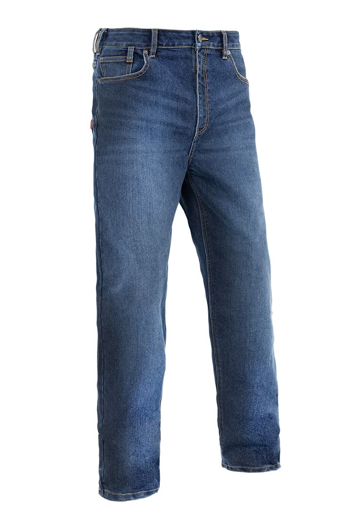 JOHN DOE Chester Mono herenmotorjeans indigo blauw, loose fit, maat 33/34 - MxProStoreParts