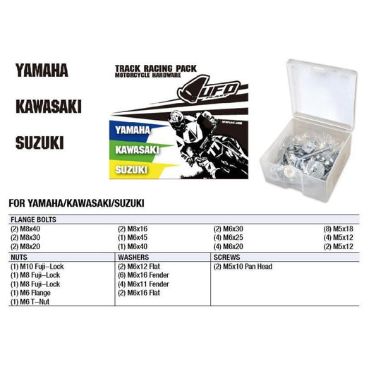 UFO Hardware Track Racing pack Yam Kaw Suz – AC02200