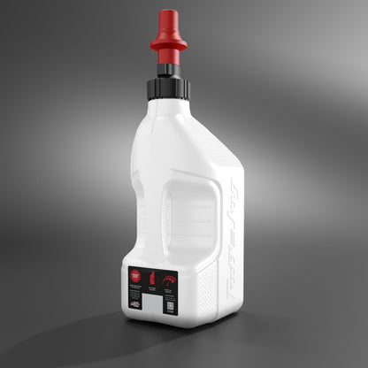 Tuff Jug 10L White w/ Red Ripper Cap (GEN 3)