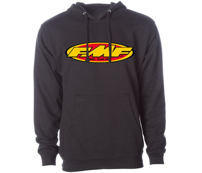 FMF Don 2 hoodie voor heren, zwart/geel, XL - MxProStoreParts
