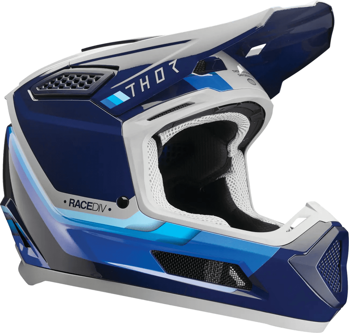 THOR Fleet Defy crosshelm – Blauw/Grijs