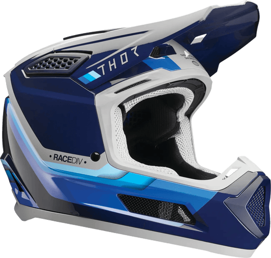 THOR Fleet Defy crosshelm – Blauw/Grijs