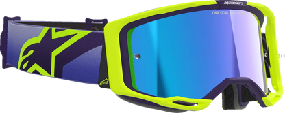 Alpinestars Vision 8 Corp Goggle – Purple/Yellow/Pink / Mirror Gold