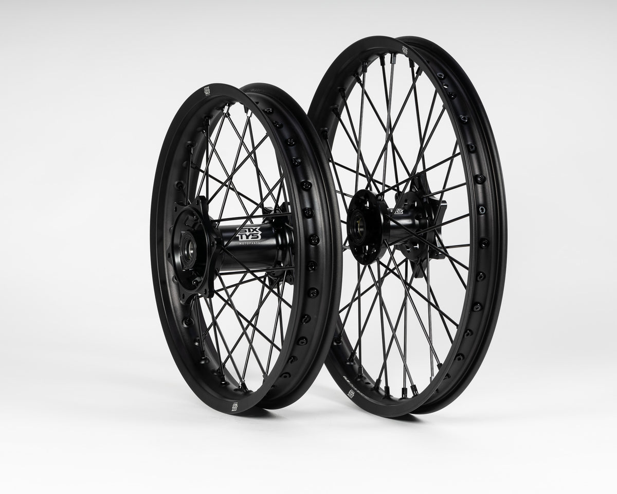 Sixty5 KTM/HVA/GasGas Black/Black Enduro 1.6-21"/2.15-18" wheel set